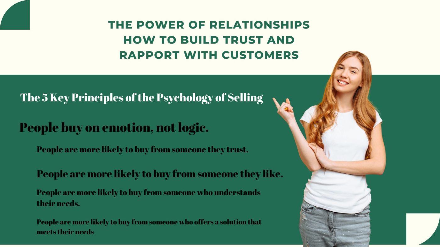 The power of relationships How to build trust and rapport with customers